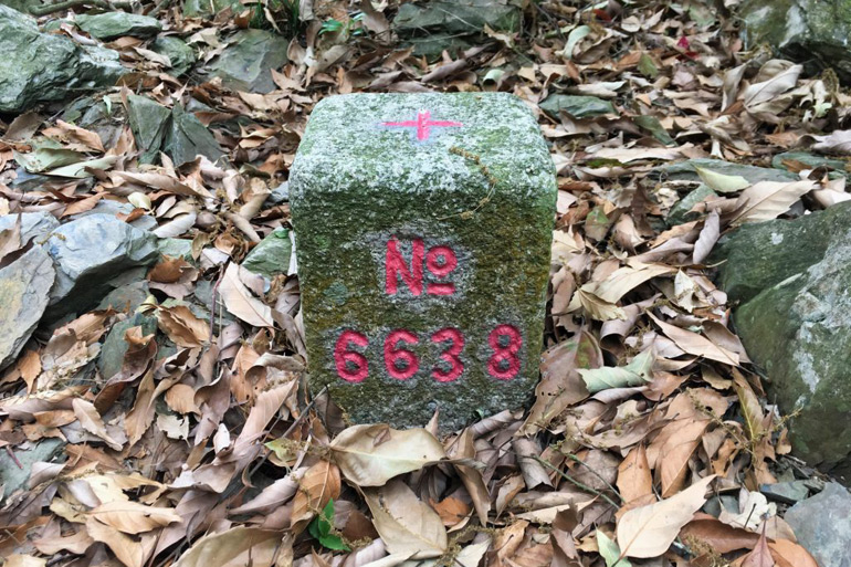 Triangulation stone for WenDingShan – 文丁山