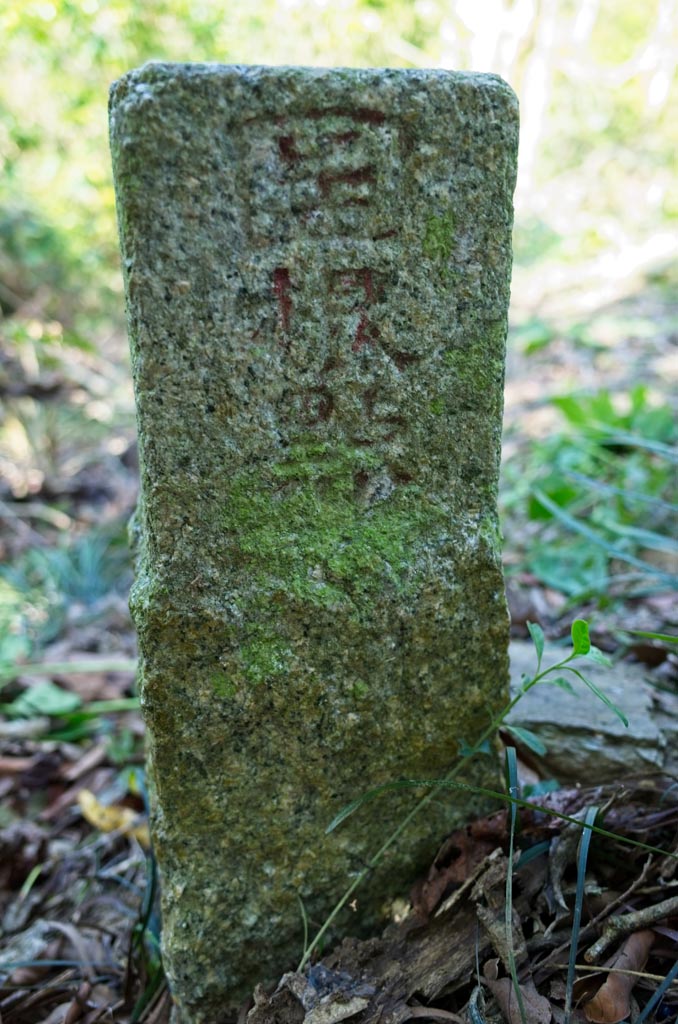 Lion Head Mountain - 獅子頭山 Triangulation marker other side