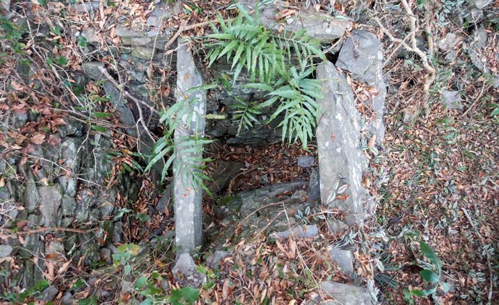 Stone structure built by Taiwan aboriginals