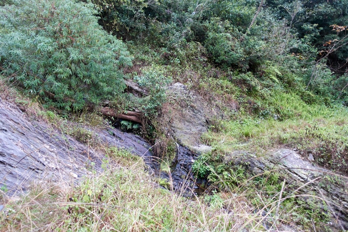 Mountain stream - broken road