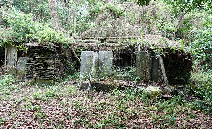 Old traditional style aboriginal style house